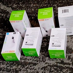 6 Simply Conserve 9W Led 60 watt replacement bulbs